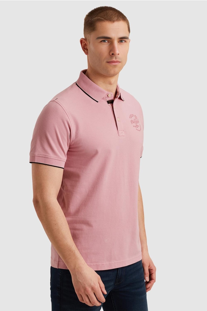 POLOSHIRT IN PIQUE PPSS2504867 4038 MOONLIGHT MAUVE